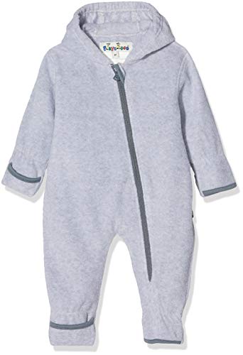 Playshoes Unisex Kinder Fleece-Overall Jumpsuit, grau/melange, 86 von Playshoes