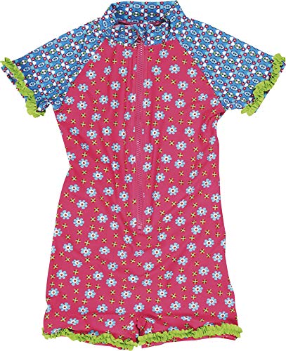 Playshoes Badeanzug Schwimmanzug Badebekleidung Unisex Kinder,Blumen,74-80 von Playshoes