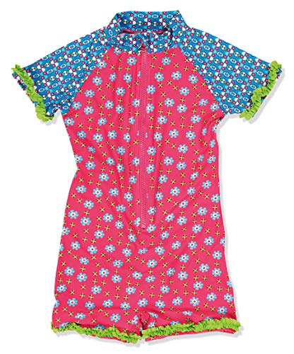 Playshoes Badeanzug Schwimmanzug Badebekleidung Unisex Kinder,Blumen,98-104 von Playshoes