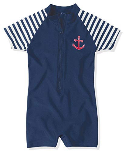 Playshoes Badeanzug Schwimmanzug Badebekleidung Unisex Kinder,Maritim,74-80 von Playshoes