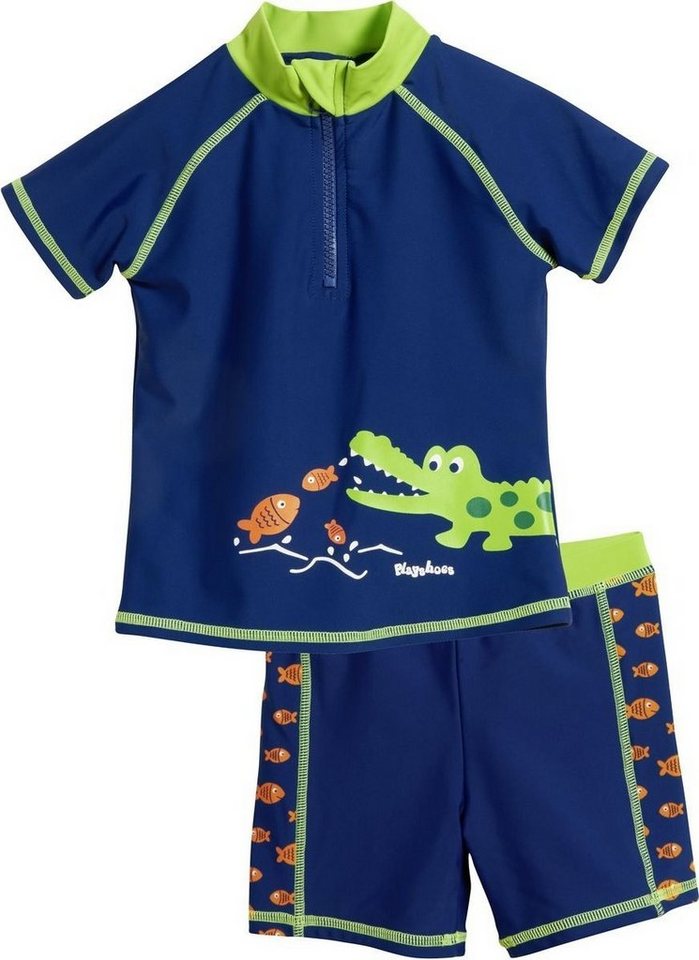 Playshoes Badeanzug UV-Schutz Bade-Set Krokodil von Playshoes