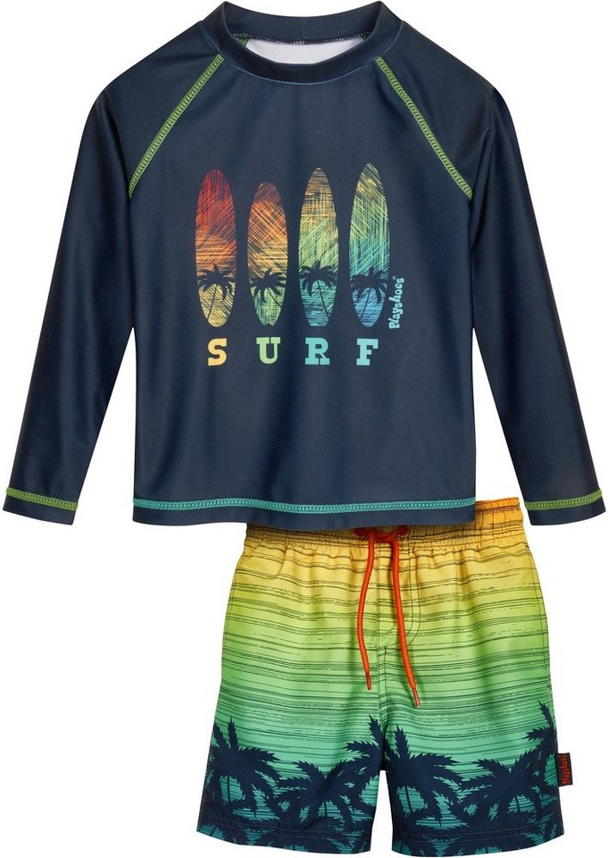 Playshoes Badeshorts Uv-Schutz Bade-Set Surf 1/1 Arm von Playshoes