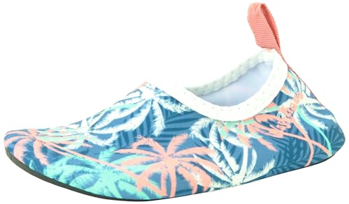 Playshoes Unisex Kinder Aquaschuhe Barfußschuhe, Palmen, 18/19 EU von Playshoes