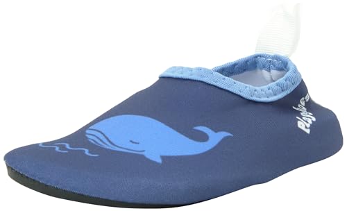 Playshoes Barfuß-Schuhe Unisex Kinder Wassersportschuh, Wal, 26/27 EU von Playshoes