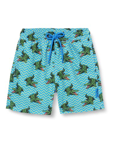 Playshoes Badeshorts Jungen Beach-Short Badehose Schwimmhose Badebekleidung, Krokodile, 110/116 von Playshoes