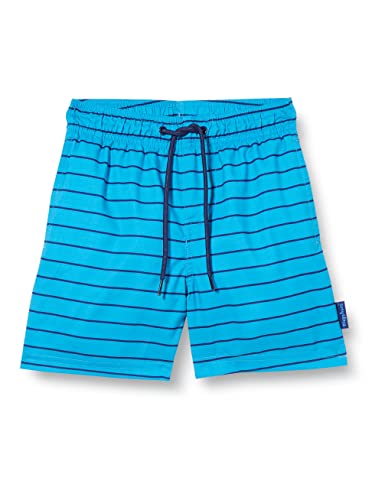 Playshoes Jungen Badeshorts Badeanzug, Aquablau Ringel, 146 cm-152 cm von Playshoes