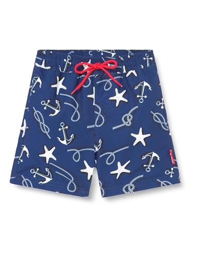 Playshoes Jungen Badeshorts Beach-Short Badehose Schwimmhose Badebekleidung, Maritim, 110-116 EU von Playshoes