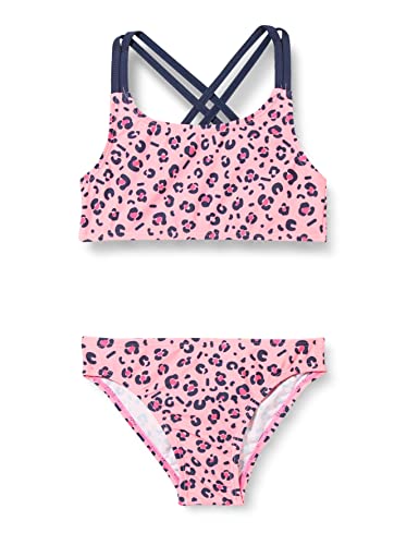 Playshoes Badeanzug Schwimmanzug Badebekleidung Mädchen,Pink Leo,110-116 von Playshoes