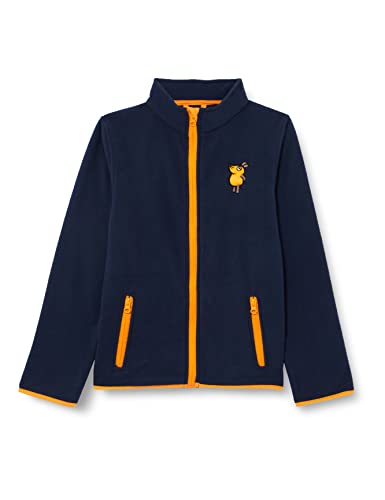 Playshoes Fleece-Jacke Unisex Kinder Outdoor-Oberteil, marine Die Maus, 140 von Playshoes