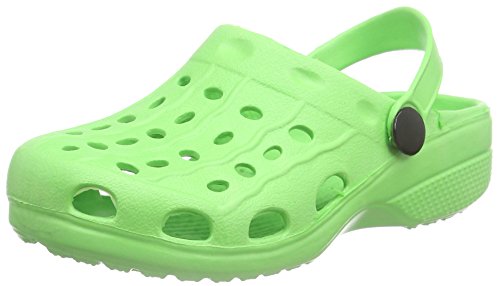 Playshoes EVA Badeschuhe Gartenschuhe 171725, Unisex-Kinder Clogs, Grün (grün 29), 36/37 EU von Playshoes