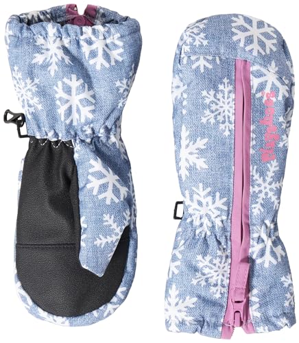 Playshoes Fäustling Schneeflocken mit Reißverschluss Unisex Kinder Winter-Handschuhe, Schneeflocken Reißverschluss, 4 von Playshoes