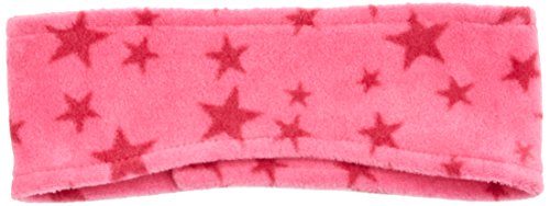 Playshoes Unisex Kinder Fleece-Stirnband Winter-Stirnband, pink Sterne, one size von Playshoes