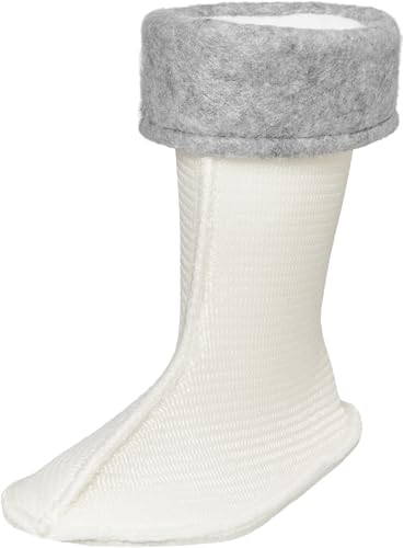 Playshoes Fleece-stiefel-socke Unisex Kinder Stiefelsocken, Weiß, 26 EU Playshoes Fleece-stiefel-socke Unisex Kinder Stiefelsocken, Weiß, 26 EU von Playshoes