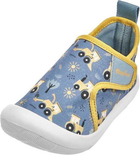 Playshoes Freizeitschuh Baustelle Unisex Kinder Sneaker, Marine Baustelle, 25 EU von Playshoes