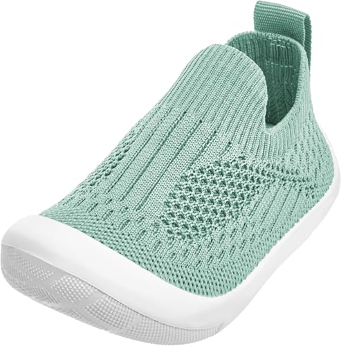 Playshoes Freizeitschuh Strick Unisex Kinder Sneaker, Mint Strick, 22 EU von Playshoes