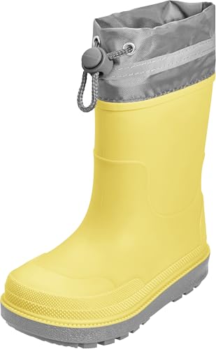 Playshoes Regenstiefel Unisex Kinder Gummistiefel, Gelb Stulpe, 26 EU Playshoes Regenstiefel Unisex Kinder Gummistiefel, Gelb Stulpe, 26 EU von Playshoes