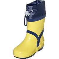 Playshoes Gummistiefel Basic gefüttert gelb von Playshoes