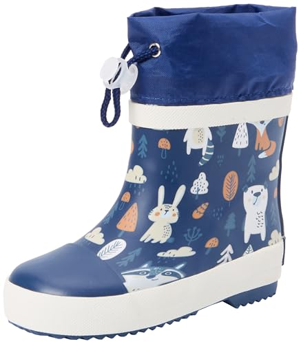 Playshoes Gummistiefel Halbschaft Wald Gefüttert Unisex Kinder Gummistiefel, Marine Wald, 23 EU Playshoes Gummistiefel Halbschaft Wald Gefüttert Unisex Kinder Gummistiefel, Marine Wald, 23 EU von Playshoes