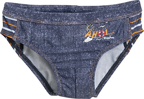 Playshoes Jungen UV-Schutz Badehose Ahoi 461134, 3 - Jeansblau, 98-104 von Playshoes