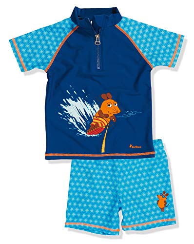 Playshoes zweiteilig Schwimmshirt Badeshorts Badebekleidung Unisex Kinder,Die Maus,74-80 von Playshoes