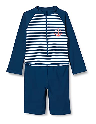 Playshoes Badeanzug Schwimmanzug Badebekleidung Unisex Kinder,Maritim Langarm,86-92 von Playshoes