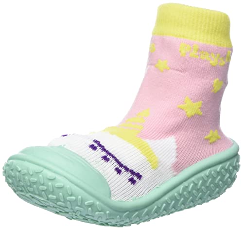 Playshoes Unisex Kinder Aquasocken Wassersportschuh Aquasocken, 174813, Einhorn von Playshoes