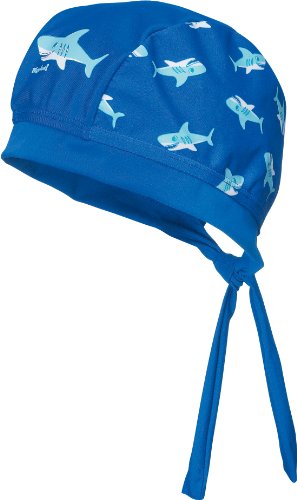 Playshoes Bademütze Kopfbedeckung Unisex Kinder,Hai,55 von Playshoes