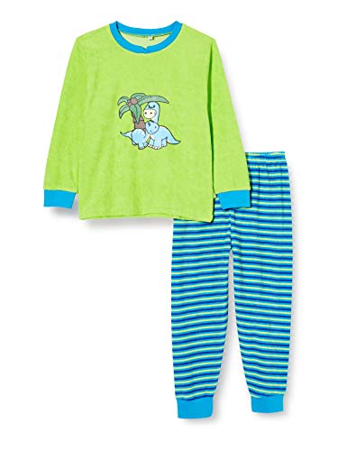 Playshoes Jungen Zweiteiliger Schlafanzug Frottee Dino von Playshoes