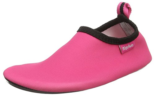 Playshoes Jungen Unisex Kinder Badeslipper Aqua-Schuhe, pink 18, 30/31 EU von Playshoes