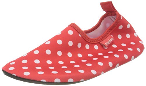 Playshoes Barfuß Badeslipper Aqua-Schuhe, Rot Punkte, 30/31 EU von Playshoes