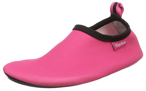 Playshoes Jungen Unisex Kinder Barfuß Badeslipper Aqua-Schuhe, Pink, 18/19 EU von Playshoes
