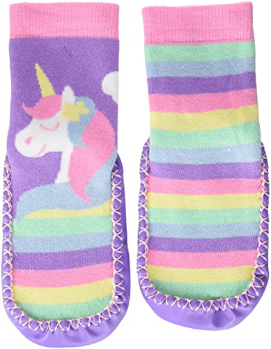 Playshoes Unisex Kinder Unicorn Slipper Shoes Hausschuh, Mehrfarbig, 20/21 EU von Playshoes