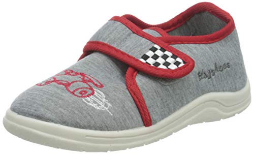 Playshoes Unisex Kinder Hausschuh Rennwagen von Playshoes