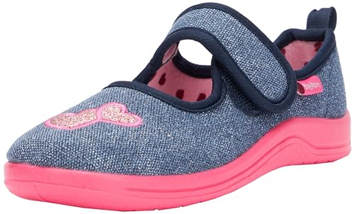 Playshoes Unisex Kinder Hausschuhe, Herz, 20/21 EU von Playshoes