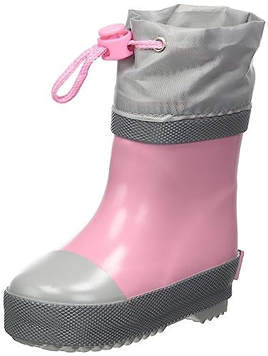 Playshoes Jungen Unisex Kinder Halbschaft gefüttert Gummistiefel, rosa, 18 EU von Playshoes