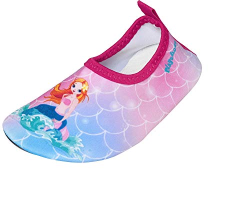 Playshoes Jungen Unisex Kinder UV-Schutz Barfuß Meerjungfrau Aqua Schuhe, pink, 30/31 EU von Playshoes