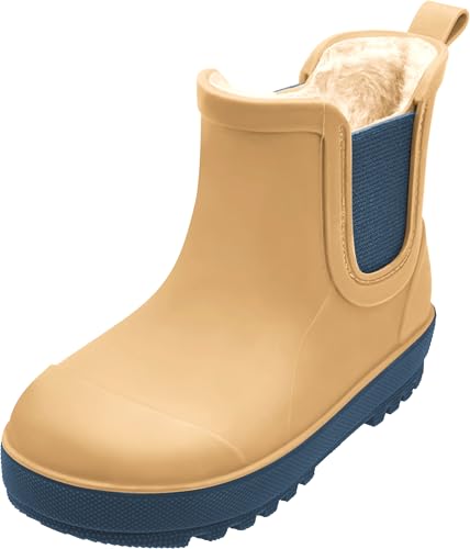 Playshoes Jungen Unisex Kinder Warmfutter Gummistiefel, TPE Ocker, 28 EU von Playshoes