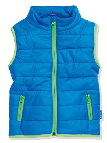 Playshoes Unisex Kinder Steppweste Outdoor-Jacke, blau, 86 von Playshoes