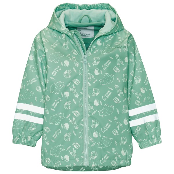 Playshoes - Kid's Regenjacke Fleece-Futter - Regenjacke Gr 104;116;128;140;80;86;92;98 blau;rosa;türkis von Playshoes