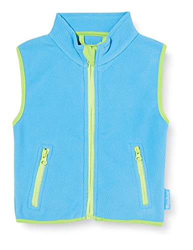 Playshoes Unisex Kinder Fleece Weste Outdoor-Oberteil, aquablau, 74 von Playshoes