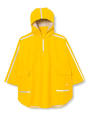 Playshoes Regen-cape Langer Rücken Unisex Kinder,Gelb,128 von Playshoes