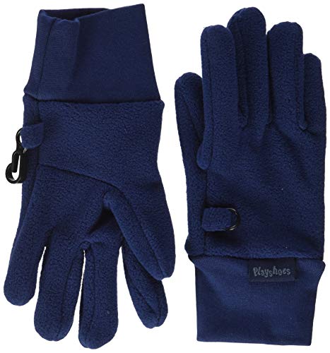 Playshoes Unisex Kinder Finger-Handschuh Fleece 422049, 11 - Marine, 6 (ca. 12-16 Jahre) von Playshoes