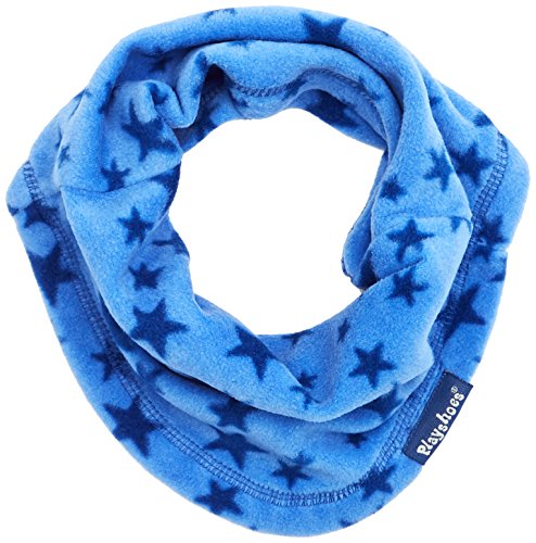 Playshoes Unisex Kinder Fleece-Schlauchschal Winter-Schal, blau, one size von Playshoes