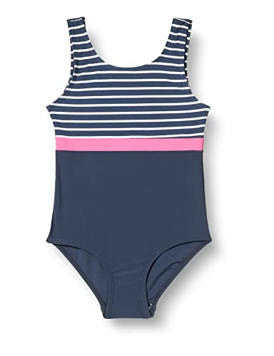 Playshoes Mädchen UV-Schutz Badeanzug Schwimmanzug Badebekleidung, Ringel, 146/152 von Playshoes