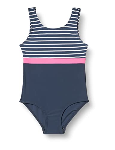 Playshoes Schwimmanzug Badebekleidung Mädchen,Ringel,98-104 von Playshoes