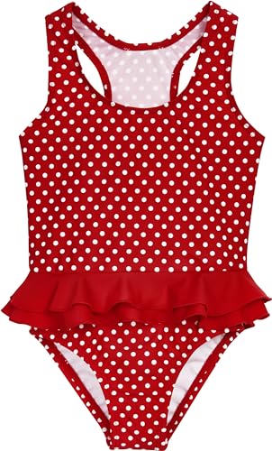 Playshoes Schwimmanzug Badebekleidung Mädchen,Punkte,134-140 von Playshoes