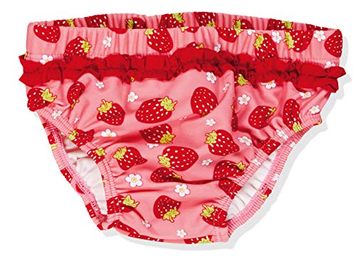 Playshoes UV-Schutz Windelhose Unisex Kinder Badehose Schwimmhose Badebekleidung, Erdbeeren, 86/92 von Playshoes