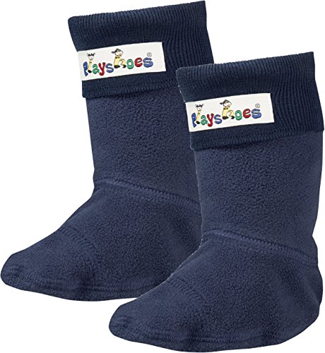 Playshoes Mädchen Fleece-stiefel-socke Socken, marine, 34/35 EU von Playshoes