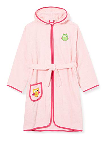 Playshoes Mädchen Frottee Bademantel Eule von Playshoes