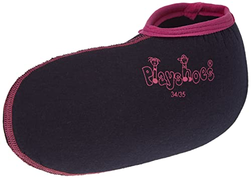 Playshoes Unisex Kinder Stiefel-Socke Füßling, Mehrfarbig, 34/35 EU von Playshoes